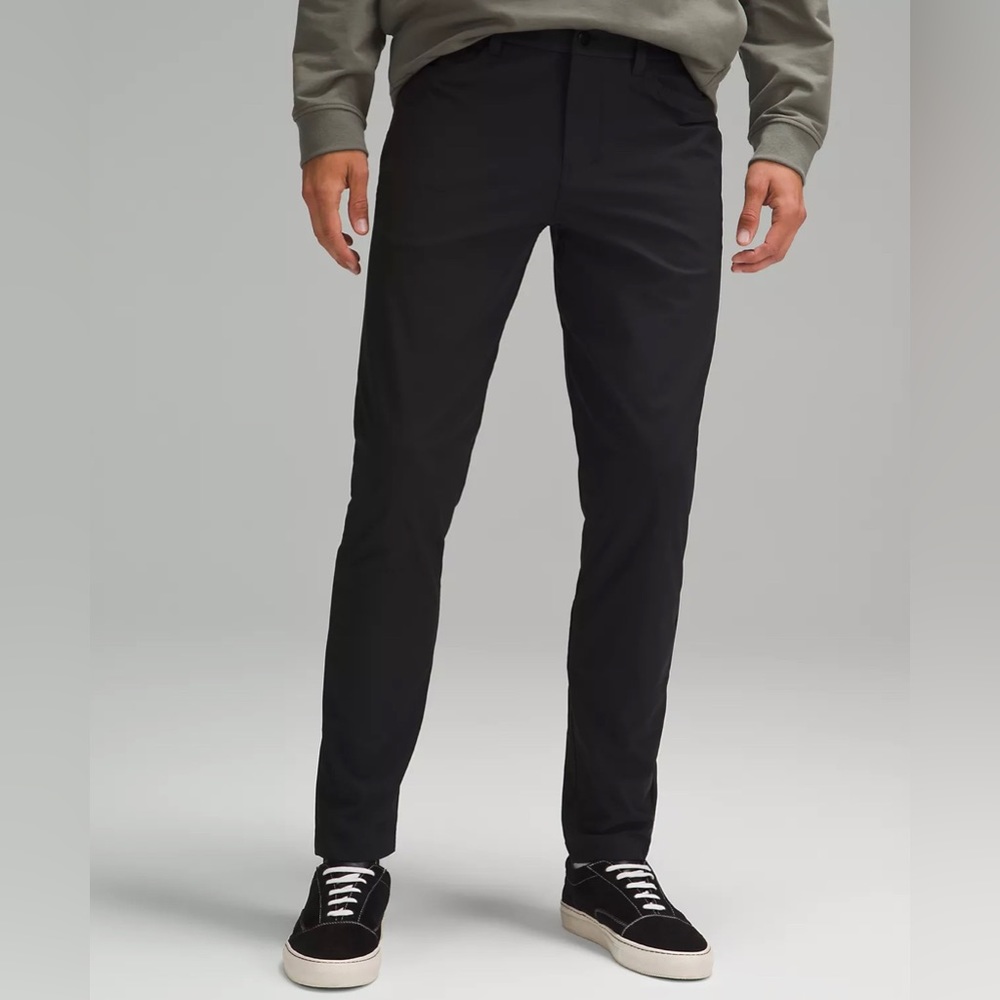 Lululemon ABC Slim-Fit 5 Pocket Pant 30" Warpstreme in Black Size 31